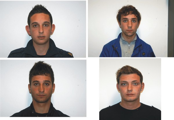 LA POLIZIA ARRESTA CINQUE GIOVANI PER RISSA