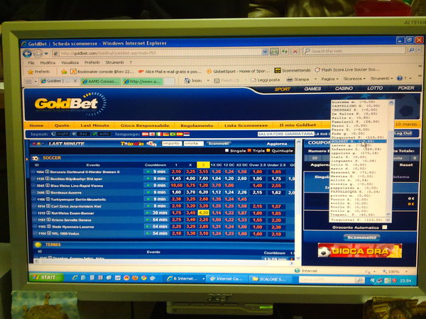 SCOPERTO UN CENTRO SCOMMESSE ABUSIVO A MONTEROSSO