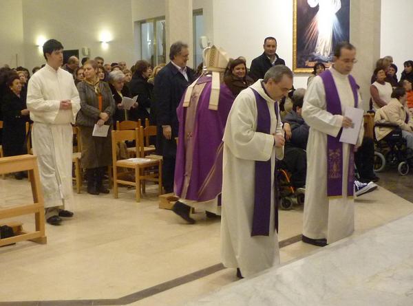 IL VESCOVO ED IL SINDACO FRA I GIOVANI DIVERSAMENTE ABILI