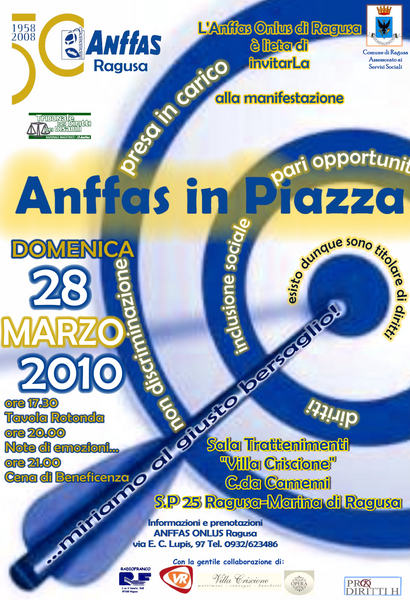 ANFFAS IN PIAZZA ALLA TERZA EDIZIONE