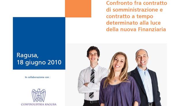 I NUOVI CONTRATTI ALLA LUCE DELLA FINANZIARIA 2010