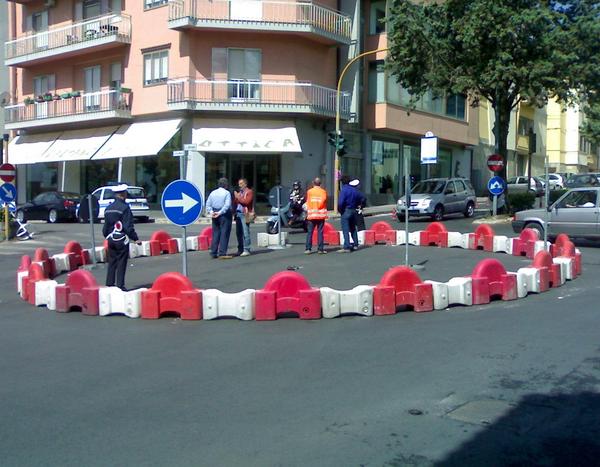 ROTATORIA VIALE EUROPA VIA LA MALFA A RAGUSA