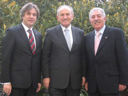 IL DECIMO ANNIVERSARIO CON IL SINDACO DI ISTANBUL KADIR TOPBAS