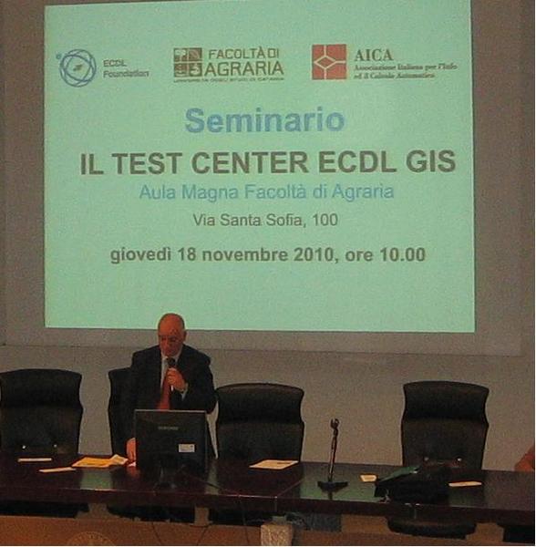 LA FACOLTA’ DI AGRARIA DIVENTA PRIMO TEST CENTER ECDL GIS DELLA SICILIA ...
