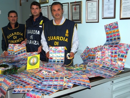LA G.D.F SEQUESTRA PRODOTTI PERICOLOSI PER LA SALUTE
