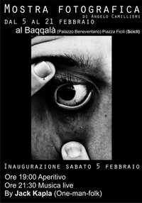 SCICLI, MOSTRA FOTOGRAFICA DI ANGELO CAMILLERI