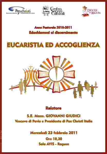 “EUCARESTIA ED ACCOGLIENZA”