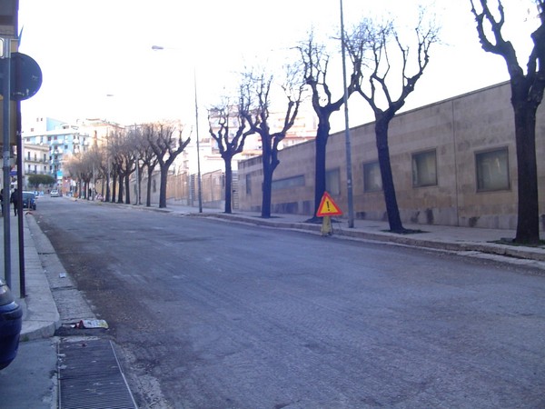 AL VIA I LAVORI DI RIPRISTINO DI VIA ARCHIMEDE A RAGUSA