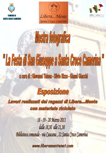 A S. CROCE SI FESTEGGIA S. GIUSEPPE ANCHE CON L’ARTE