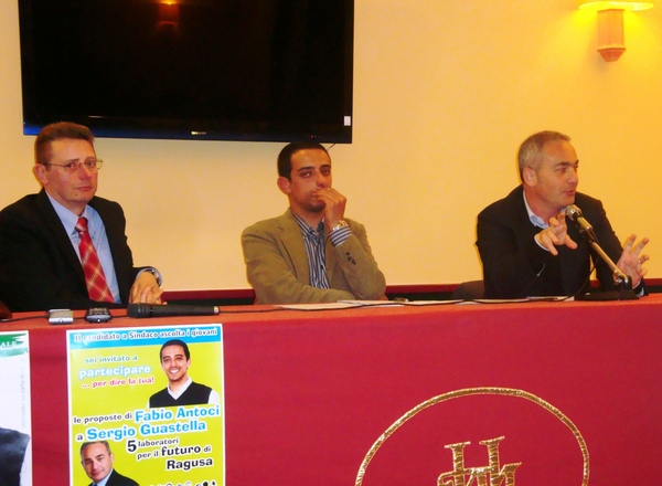 GRANDE SUCCESSO PER L’INCONTRO TRA FABIO ANTOCI E SERGIO GUASTELLA