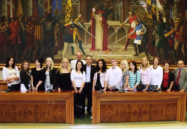 NEL CORSO DEL GEMELLAGGIO CON ISTITUTO ARCHIMEDE DI MODICA