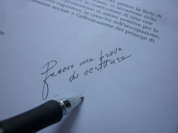 “IL TESTAMENTO OLOGRAFO OGGI. RISVOLTI GIURIDICI, SOCIALI E GRAFOLOGI”