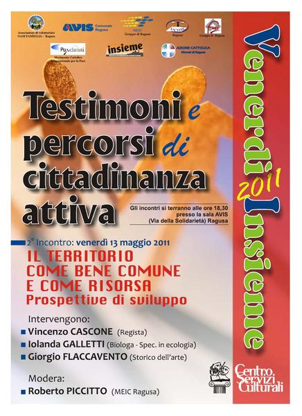 2° INCONTRO DEI “VENERDI’ INSIEME”