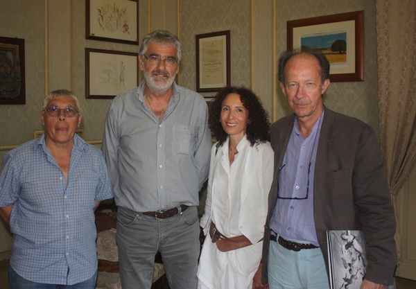 IL FILOSOFO  GIORGIO AGAMBEN A SCICLI PER UN PERIODO DI VACANZA
