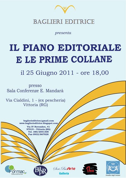 BAGLIERI EDITRICE: UN PROGETTO EDITORIALE PER IL TERRITORIO IBLEO