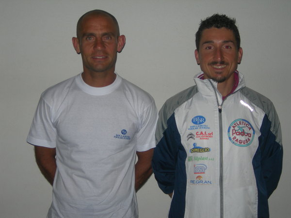 PEPPE MANDARA’ E BATU’ RUSSO DELLA PADUA RAGUSA  ALL’IRONMAN 70.3 DI PESCARA