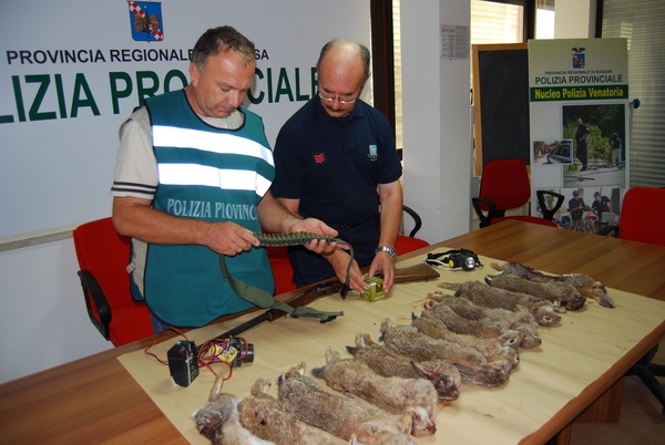 POLIZIA PROVINCIALE. DENUNCIATI 5 BRACCONIERI DI RIESI