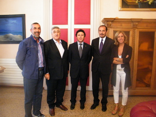 VISITA DI CORTESIA DEL PRESIDENTE  DELLA CAMERA DI COMMERCIO A PALAZZO DELL’AQUILA
