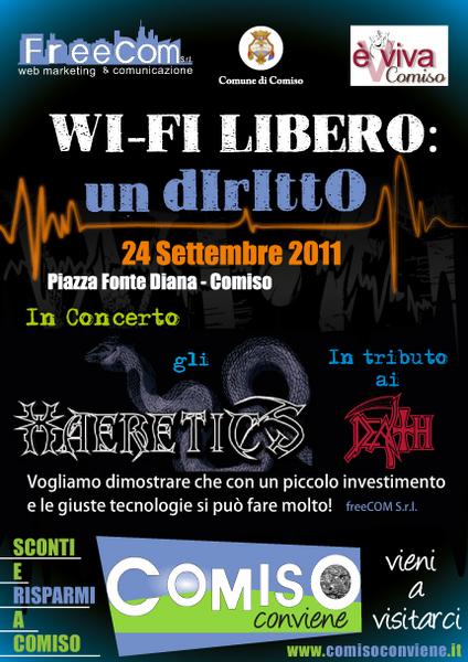 COMISO, GLI “HAERETICS” IN CONCERTO