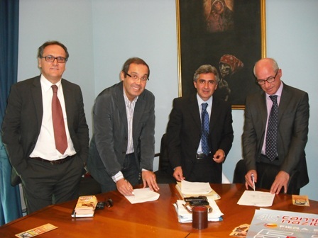 SIGLATO L’ACCORDO DI COLLABORAZIONE TRA FIERA EMAIA ED I COMUNI DI GELA E NISCEMI