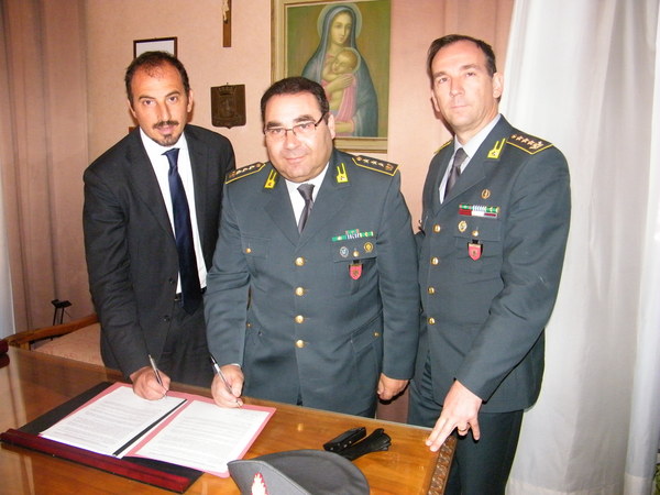 PROTOCOLLO D’INTESA TRA COMUNE DI RAGUSA E GUARDIA DI FINANZA
