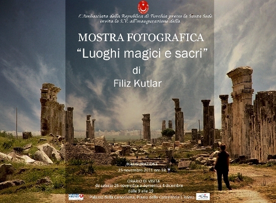 ROMA, SI INAUGURA LA MOSTRA FOTOGRAFICA DI FILIZ KUTLAR