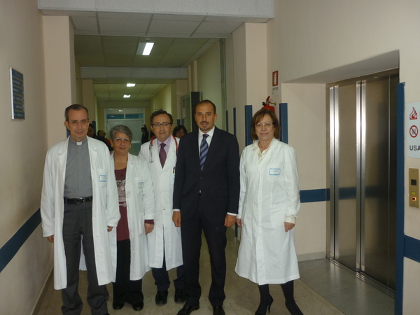IL SINDACO NELLO DI PASQUALE IN VISITA NEGLI OSPEDALI