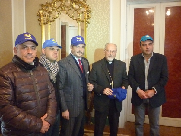 I FORCONI DI RAGUSA DAL VESCOVO MONS. PAOLO URSO