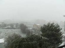 SAN VALENTINO CON LA NEVE SULL’ALTOPIANO IBLEO MA SITUAZIONE SOTTO CONTROLLO