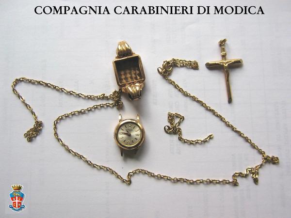 SEQUESTRO DI GIOIELLI IN ORO