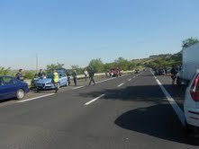 SULLA TRAFFICATA ARTERIA DALLA POLSTRADA NEI DUE SENSI DI MARCIA