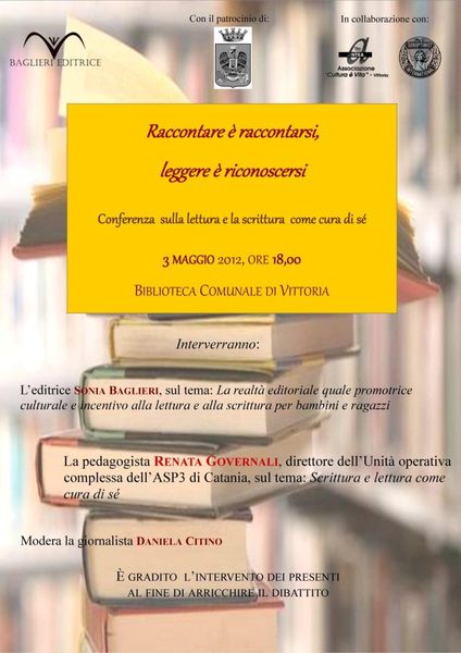 “RACCONTARE E’ RACCONTARSI, LEGGERE E’ RICONOSCERSI”, L’INCONTRO-DIBATTITO CON LA PROFESSORESSA RENATA GOVERNALI