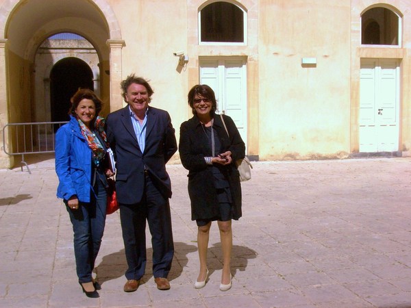 SOPRALLUOGO AL CASTELLO DI DONNAFUGATA CON IL SOPRINTENDENTE ALESSANDRO FERRARA