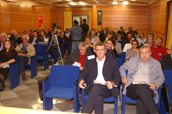 CONVEGNO DELLA CGIL CONTRO GLI IMPIANTI MOUS DI NISCEMI