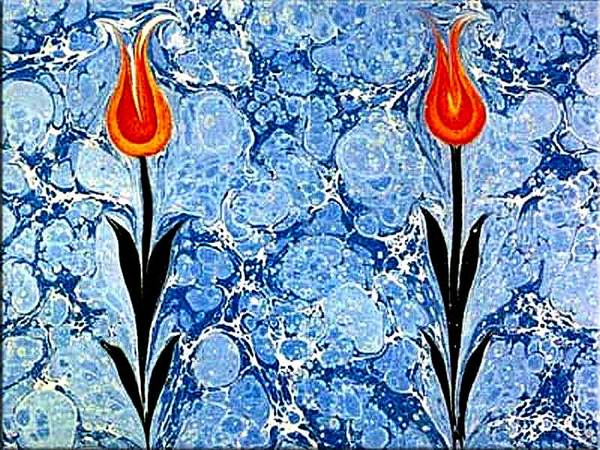 EBRU: L’ANTICA TECNICA TURCA DI MARMORIZZAZIONE DELLA CARTA