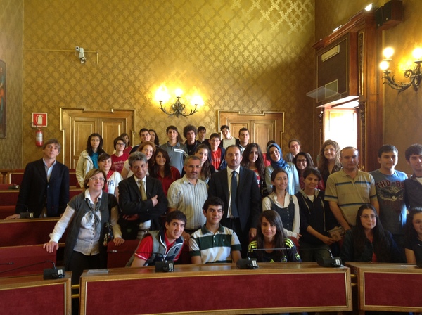 IN VISITA A PALAZZO DELL’AQUILA UNA DELEGAZIONE DI STUDENTI TURCHI