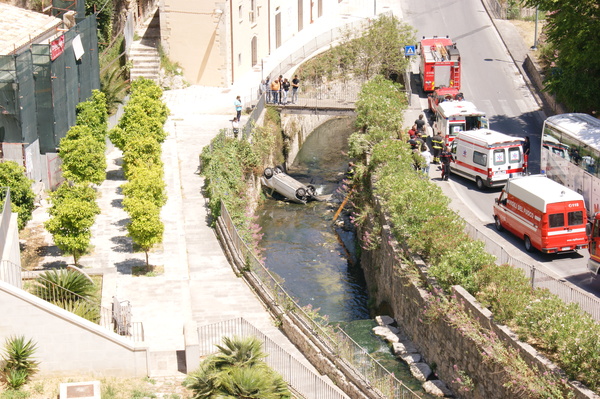 INCIDENTE STRADALE CIRCONVALLAZIONE OTTAVIANO A RAGUSA
