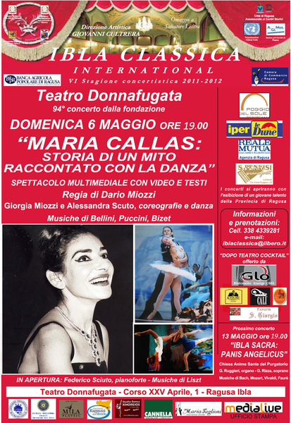 IBLA CLASSICA INTERNATIONAL, IL 6 MAGGIO UNA SERATA DEDICATA A MARIA CALLAS