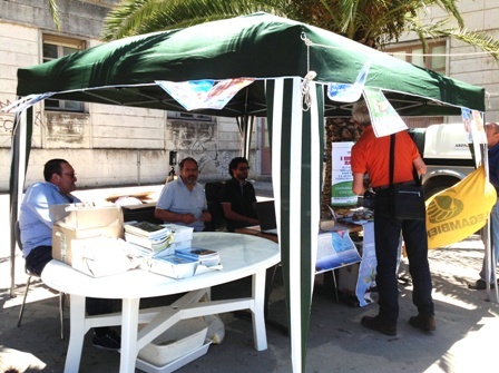 UN GAZEBO IN PIAZZA LIBERTÀ PER CELEBRARE LA GIORNATA DELL’AMBIENTE