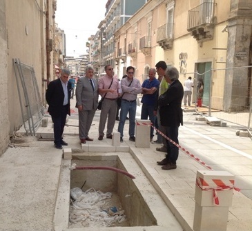 POSITIVI GLI ESITI DEL SOPRALLUOGO NEL CANTIERE DI VIA ROMA A RAGUSA