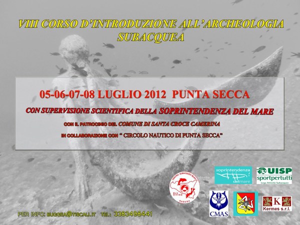 AL VIA L’OTTAVA EDIZIONE DEL CORSO D’INTRODUZIONE ALL’ARCHEOLOGIA SUBACQUEA