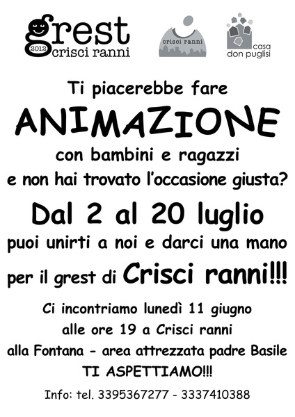 ESTATE DI SOLIDARIETA’ 2012  A MODICA