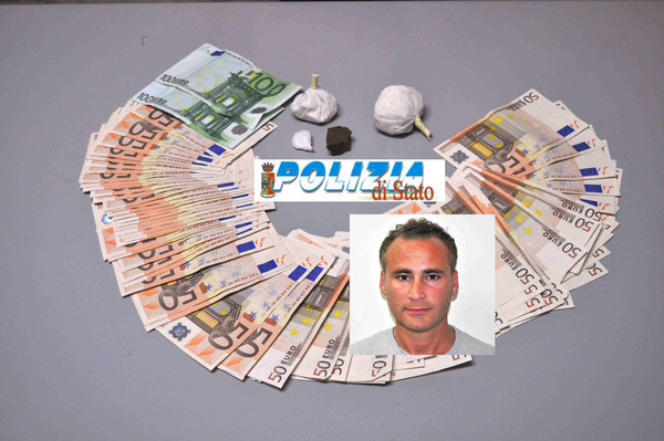 ARRESTATO INSOSPETTABILE SORPRESO CON COCAINA E HASHISH