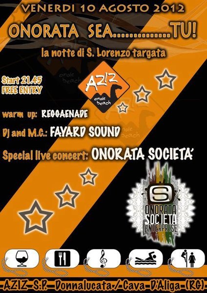 LA NOTTE DI SAN LORENZO ALL’AZIZ ONDE BEACH FRA RITMO IN LEVARE E BUONE VIBRAZIONI