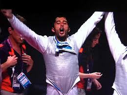 GIORGIO AVOLA RICEVE LE CONGRATULAZIONI PER LA MEDAGLIA D’ORO A LONDRA