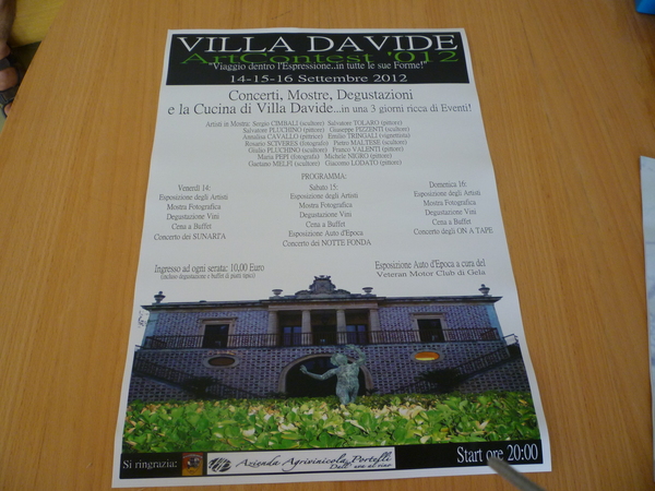 UNA TRE GIORNI ECCEZIONALE A VILLA DAVIDE