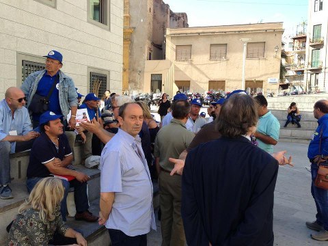 MARIANO FERRO, LEADER DEI FORCONI E CANDIDATO ALLA PRESIDENZA DELLA REGIONE SICILIA, PROTESTA PER L’ESCLUSIONE DI ERMELINDA COTTONE