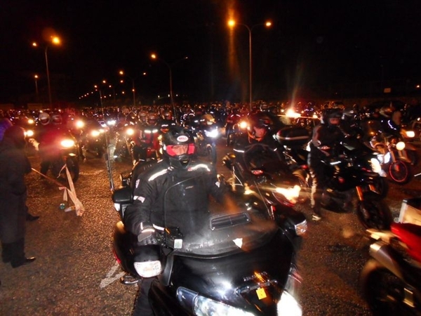 TUTTO PRONTO PER LA MOTOTOUR IN NOTTURNA