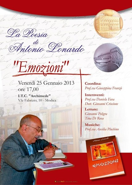 “EMOZIONI”, LA RACCOLTA DI POESIE DI ANTONIO LONARDO
