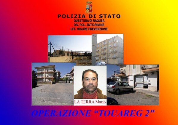 SEQUESTRATI DALLA POLIZIA DI STATO I BENI A LA TERRA MARIO